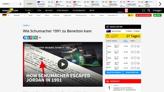 
                            9. Wie Schumacher 1991 zu Benetton kam - Formel 1 Videos