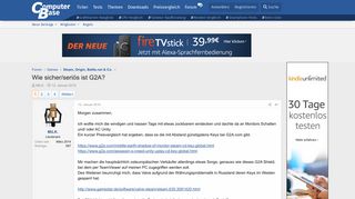 
                            8. Wie sicher/seriös ist G2A? | ComputerBase Forum