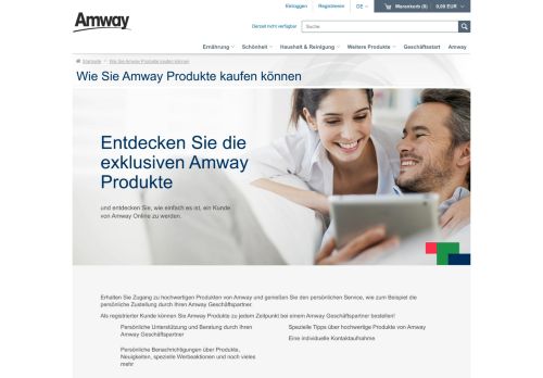 
                            6. Wie Sie Amway Produkte kaufen können