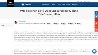 
                            4. Wie Sie einen LINE-Account auf dem PC ohne Telefon erstellen - dr.fone