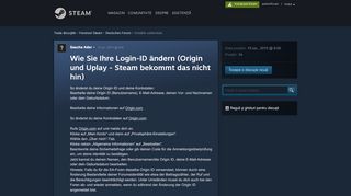 
                            10. Wie Sie Ihre Login-ID ändern (Origin und Uplay - Steam bekommt das ...