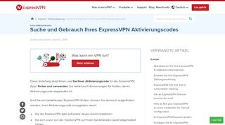 
                            8. Wie Sie Ihren Aktivierungscode für VPN ... - ExpressVPN