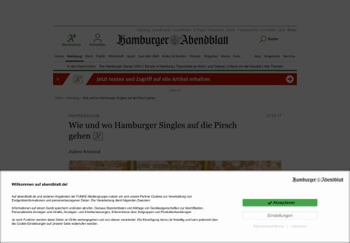 
                            11. Wie und wo Hamburger Singles auf die Pirsch gehen - Hamburg ...