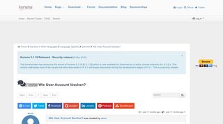 
                            8. Wie User Account löschen? - Forum - Kunena - To Speak! Next ...