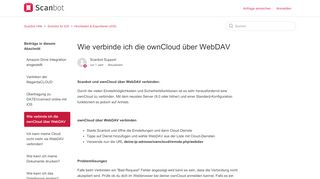 
                            6. Wie verbinde ich die ownCloud über WebDAV – Scanbot Hilfe