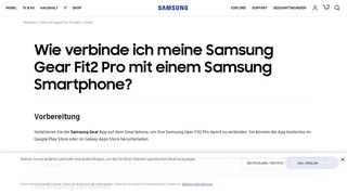 
                            2. Wie verbinde ich meine Samsung Gear Fit2 Pro mit einem Samsung ...