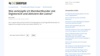 
                            9. Wie verknüpfe ich MemberWunder mit Digistore24 und aktiviere die ...