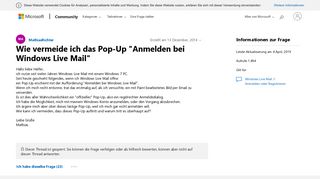 
                            2. Wie vermeide ich das Pop-Up 