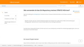 
                            11. Wie verwende ich das Git-Repository meines STRATO HiDrives?
