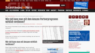 
                            6. Wie viel kann man mit dem Amazon Partnerprogramm verdienen?