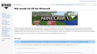 
                            2. Wie werde ich OP bei Minecraft – Nitradopedia