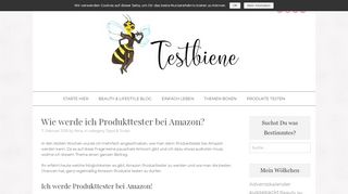 
                            10. Wie werde ich Produkttester bei Amazon? - Testbiene