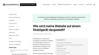 
                            3. Wie wird meine Website auf einem Mobilgerät dargestellt ...