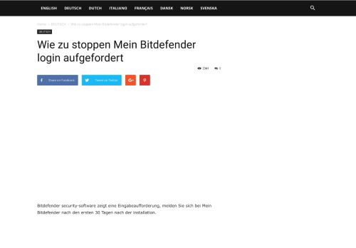 
                            1. Wie zu stoppen Mein Bitdefender login aufgefordert | xComputer