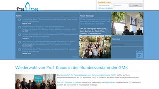 
                            12. Wiederwahl von Prof. Knaus in den Bundesvorstand der GMK - FTzM