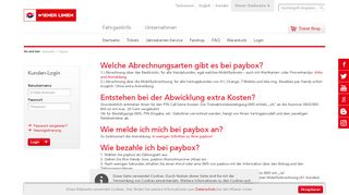 
                            13. Wiener Linien Online Shop - Paybox