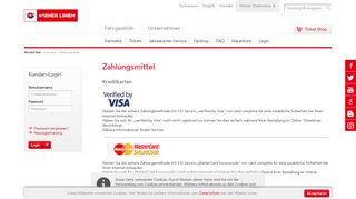 
                            7. Wiener Linien Online Shop - Zahlungsmittel