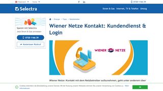 
                            9. Wiener Netze Kontakt: Kundendienst & Login - Selectra.at