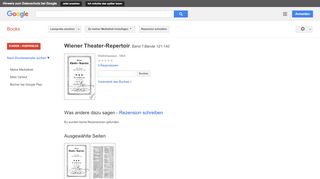 
                            11. Wiener Theater-Repertoir