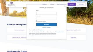 
                            2. Wieso benötige ich einen Login für die App? – autoSense Help Center