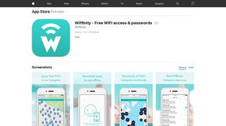 
                            8. Wiffinity - Free WIFI access & passwords on the App Store