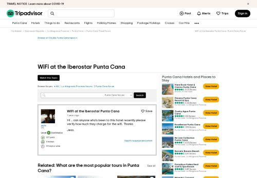 
                            12. WiFi at the Iberostar Punta Cana - Punta Cana Forum - TripAdvisor