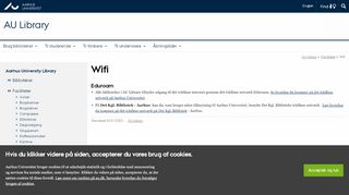 
                            3. Wifi - AU Library - Aarhus Universitet