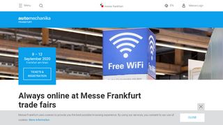 
                            12. WiFi - Automechanika Frankfurt - Messe Frankfurt