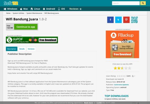 
                            8. Wifi Bandung Juara 1.0-2 Free Download