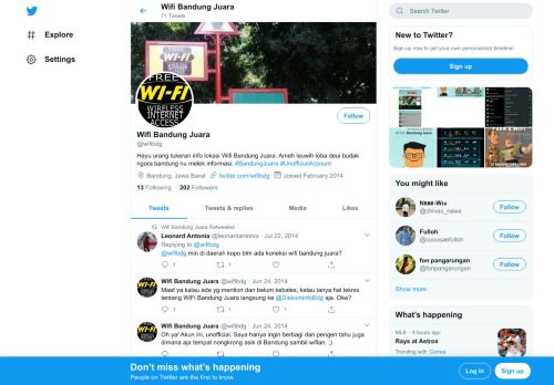 
                            5. Wifi Bandung Juara (@wifibdg) | Twitter