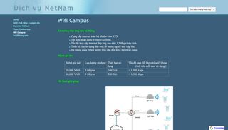 
                            10. Wifi Campus - Dịch vụ NetNam - Google Sites