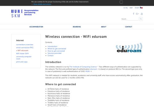 
                            4. WiFi eduroam - Accommodation and Catering Services of the ...