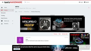 
                            8. Wifi id | Tom's Hardware Forum