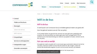 
                            1. Wifi in de bus - Connexxion