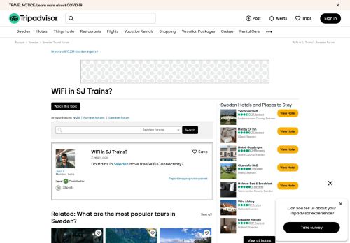 
                            7. WiFi in SJ Trains? - Sweden Forum - TripAdvisor