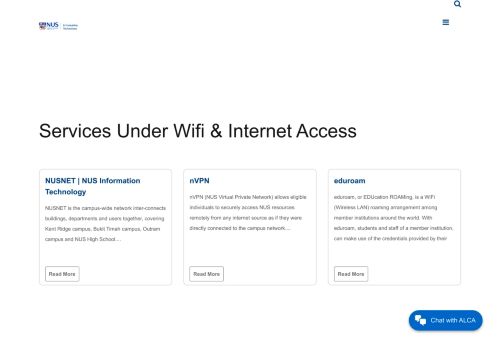 
                            1. Wifi & Internet Access | NUS Information Technology