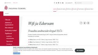 
                            8. Wifi ja Eduroam | Tallinna Ülikool