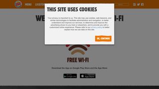 
                            4. Wifi login | BURGER KING®