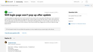 
                            6. Wifi login page won't pop up after update - Microsoft Community