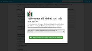 
                            3. WIFI - Malmö stad