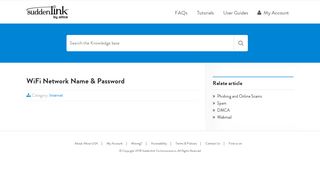 
                            8. WiFi Network Name & Password | Help Desk