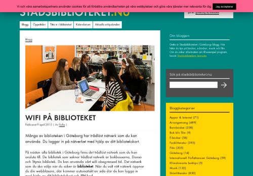 
                            7. Wifi på biblioteket | Stadsbiblioteket Göteborg