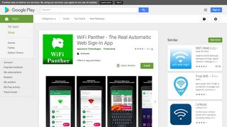 
                            3. WiFi Panther - The Real Automatic Web Sign-In App - Apps on Google ...