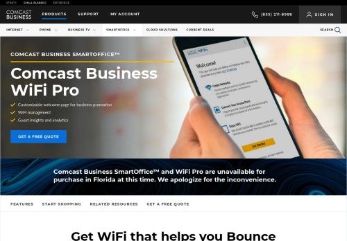 
                            7. WiFi Pro: Analytics, Marketing and Control | Comcast Business