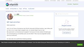 
                            2. WiFi Spot einrichten | Unitymedia Community