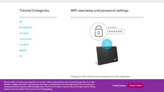 
                            4. WiFi username and password settings - Eir