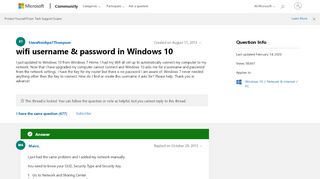 
                            8. wifi username & password in Windows 10 - Microsoft Community