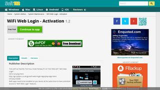 
                            9. WiFi Web Login - Activation 1.2 Free Download