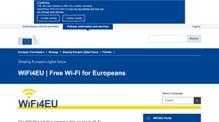 
                            5. WiFi4EU | Free Wi-Fi for Europeans | Digital Single Market