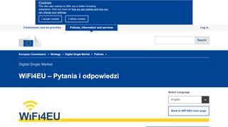 
                            3. WiFi4EU – Pytania i odpowiedzi | Digital Single Market